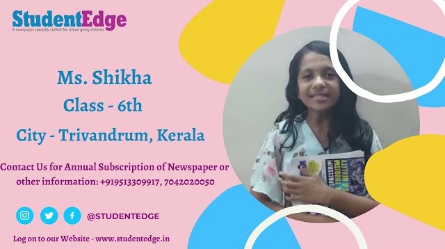 Little Champ Shikha Talking about Reading StudentEdge Newspaper